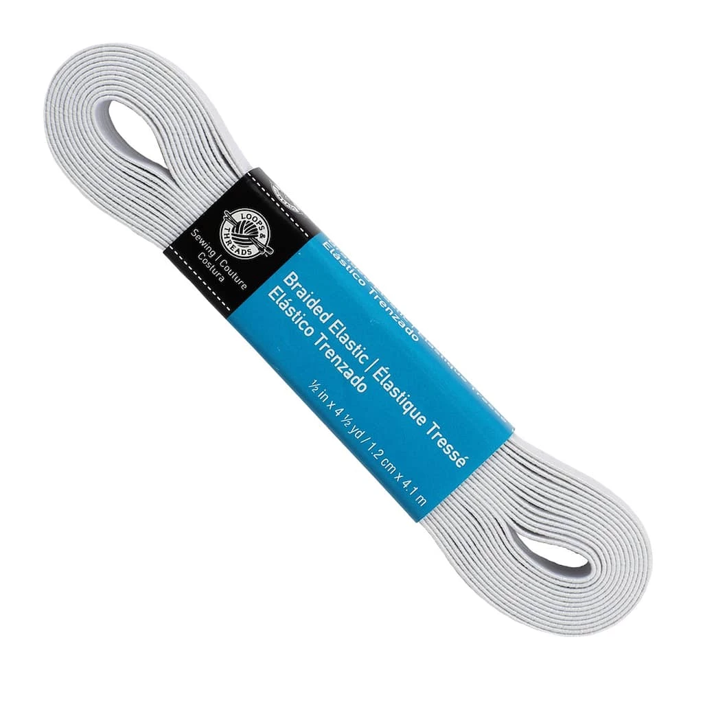 Cheap ⭐ 12 Pack: 1/2" Braided Elastic by Loops & Threads™ 🥰