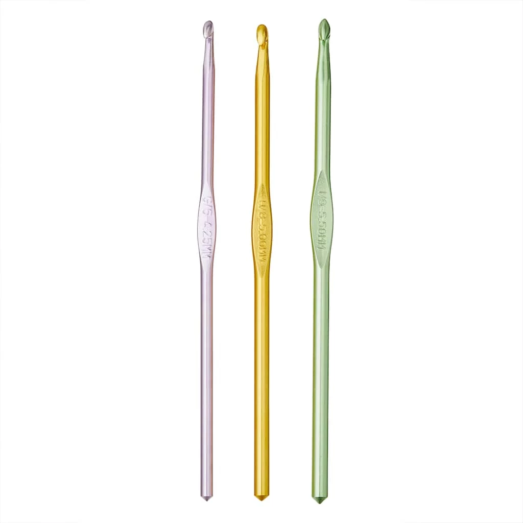 Flash Sale π Anodized Aluminum Crochet Hook Set by Loops & Threads®, G-I π - Image 3