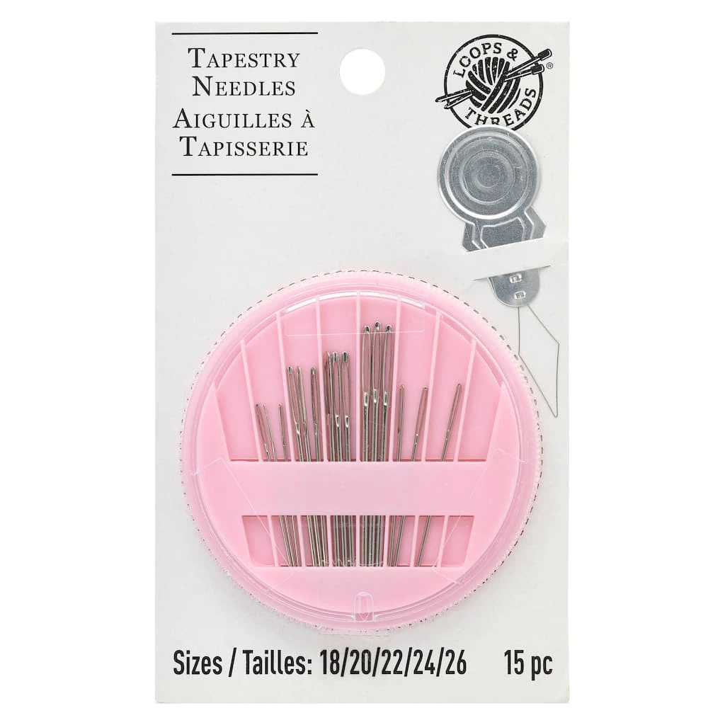Deals ❤️ 12 Pack: Hand Tapestry Needles Compact by Loops & Threads™ ⭐