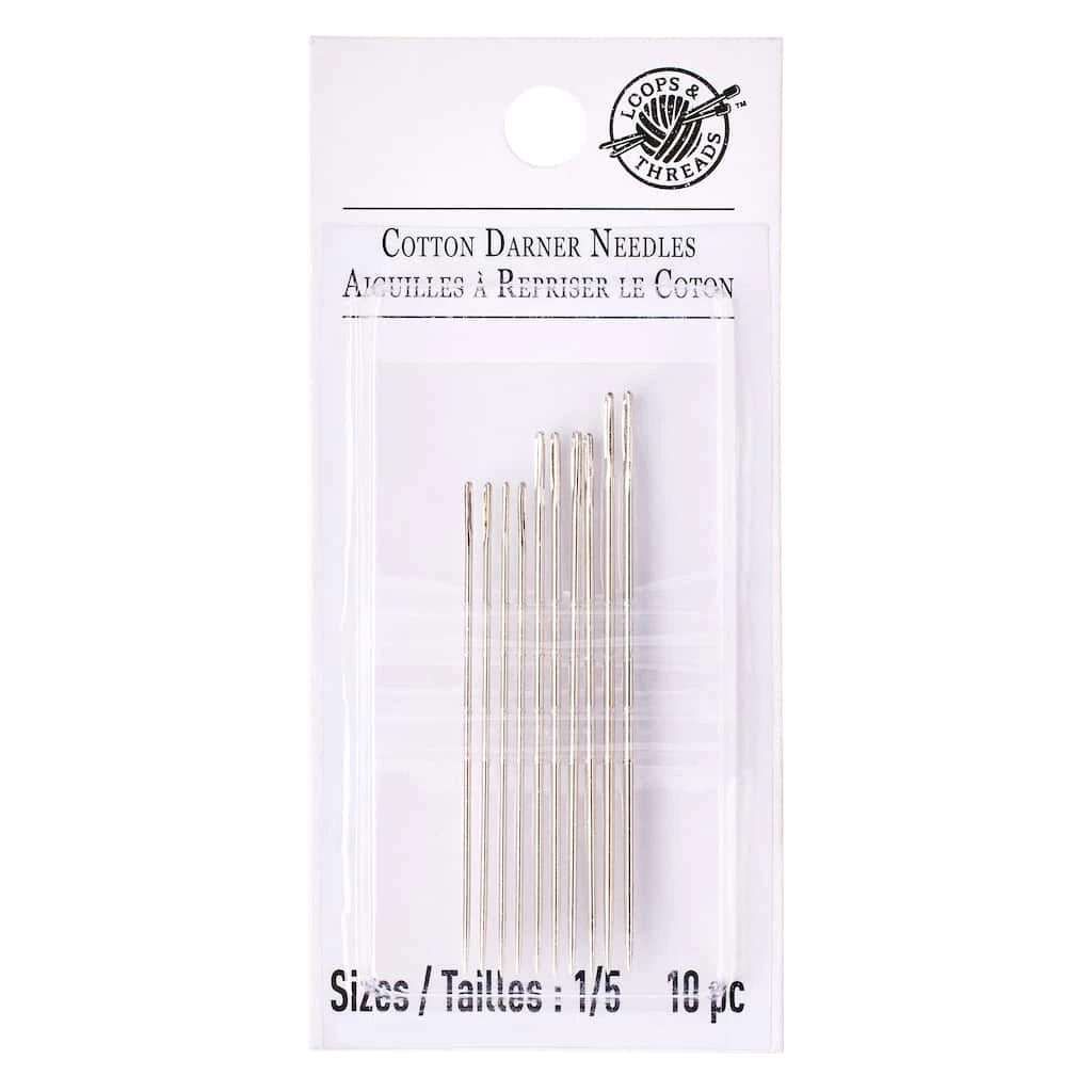 Wholesale π 18 Packs: 10 ct. (180 total) Cotton Darners by Loops & Threads™ π€©