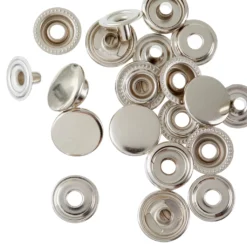 Cheapest π Silver Heavy Duty Snaps by Loops & Threads™ π