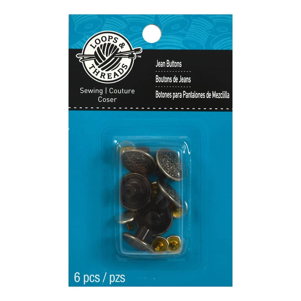 Top 10 🧨 Silver Filigree Jean Buttons by Loops & Threads™ 🥰 - Image 3