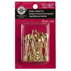 Flash Sale π 12 Packs: 20 ct. (240 total) 2" Gold Quilter's Safety Pins by Loops & Threads™ π
