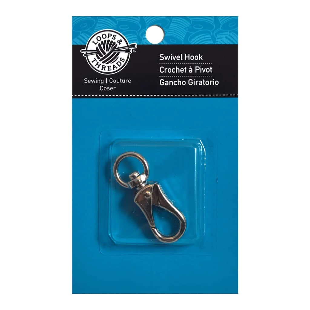 Hot Sale π 12 Pack: Silver Swivel Hook by Loops & Threads™ π