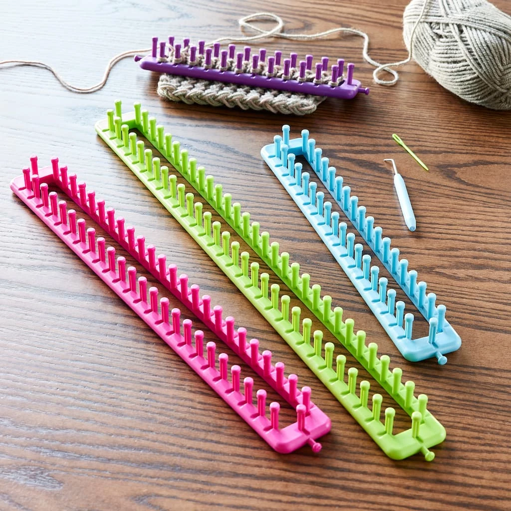 Best reviews of π Loops & Threads® Knit Quick™ Long Loom Set π€© - Image 2