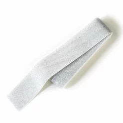 Flash Sale ⌛ Silver Metallic Elastic Waistband By Loops & Threads™ 👍