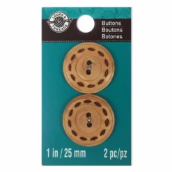 Best reviews of ⌛ Light Wood Buttons with Stitches by Loops & Threads® 🛒