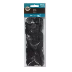 New 🛒 12 Pack: Black Buttons Value Pack by Loops & Threads® 🎉