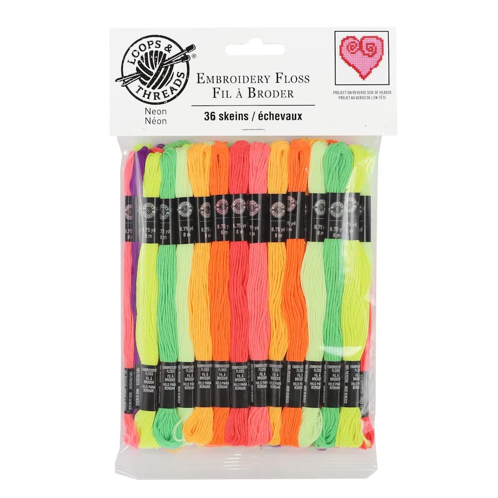 Best Pirce π Neon Embroidery Floss By Loops & Threads® π