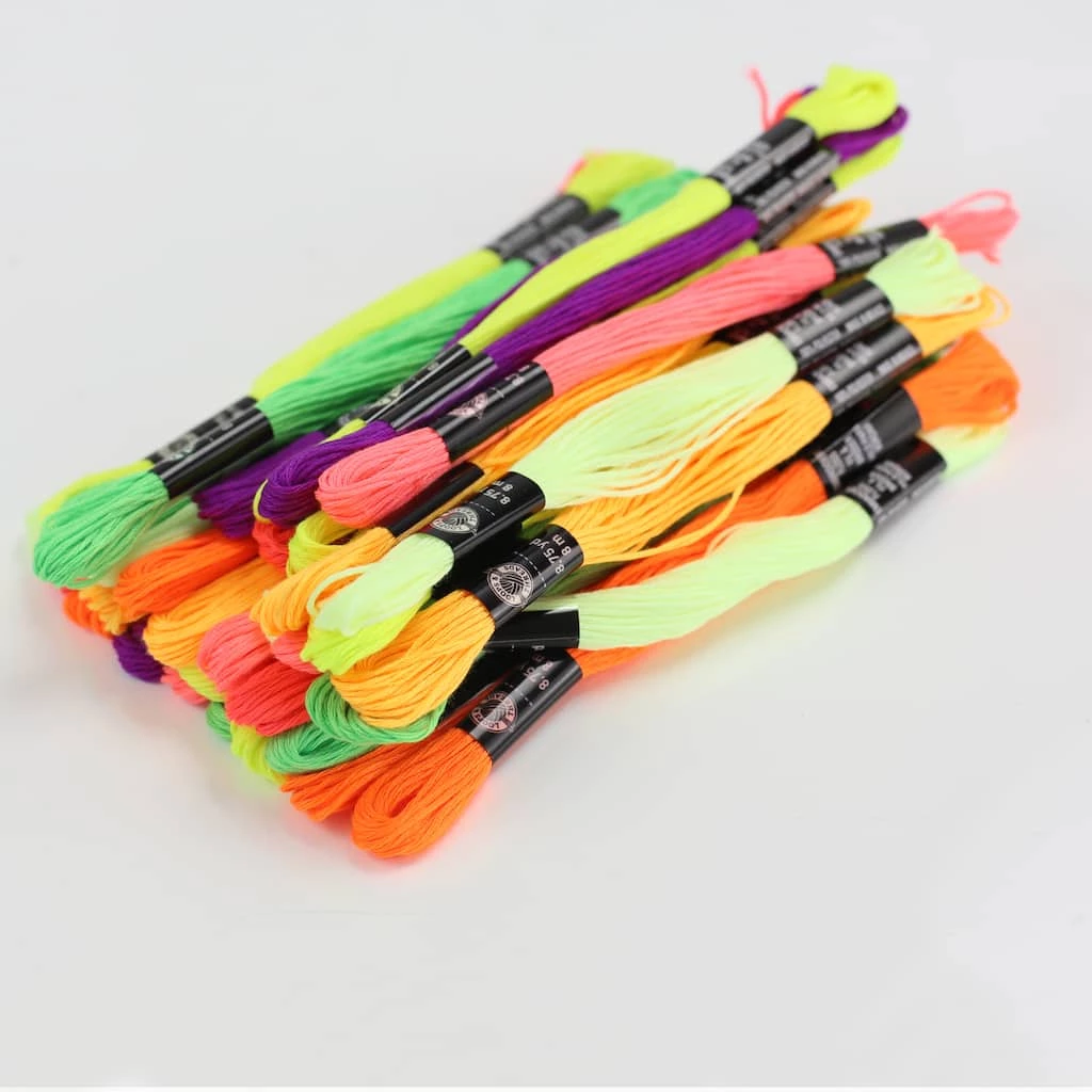 Best Pirce π Neon Embroidery Floss By Loops & Threads® π - Image 2