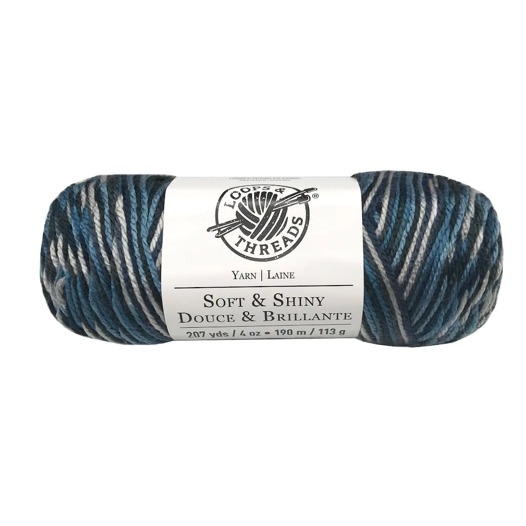 Outlet π Soft & Shiny™ Ombre Yarn by Loops & Threads® π₯