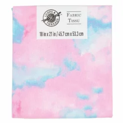 Cheapest 🥰 Pink & Blue Cotton Fabric by Loops & Threads™ 🤩