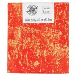 Discount ⭐ Red & Yellow Cotton Fabric by Loops & Threads™ ⌛