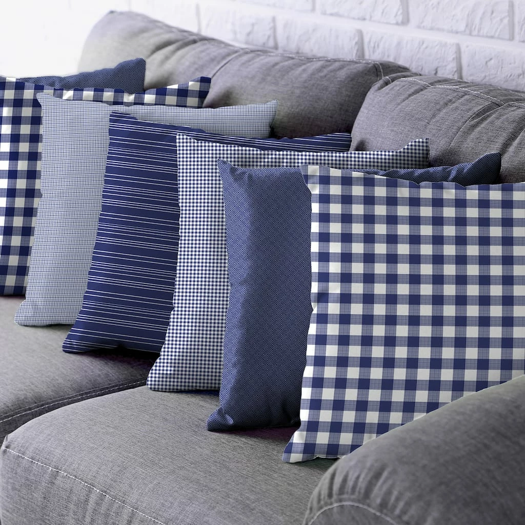 Best Sale βοΈ Navy & White Striped Cotton Fabric Bundle by Loops & Threads™ π - Image 3