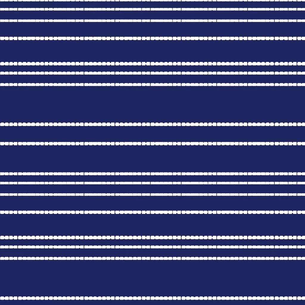 Best Sale βοΈ Navy & White Striped Cotton Fabric Bundle by Loops & Threads™ π - Image 4