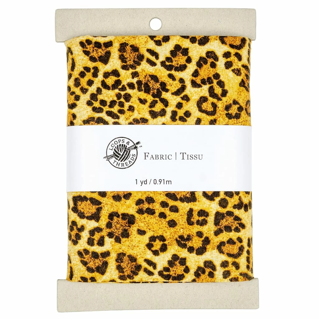 Discount β Cheetah Print Cotton Fabric Bundle by Loops & Threads™ π§¨