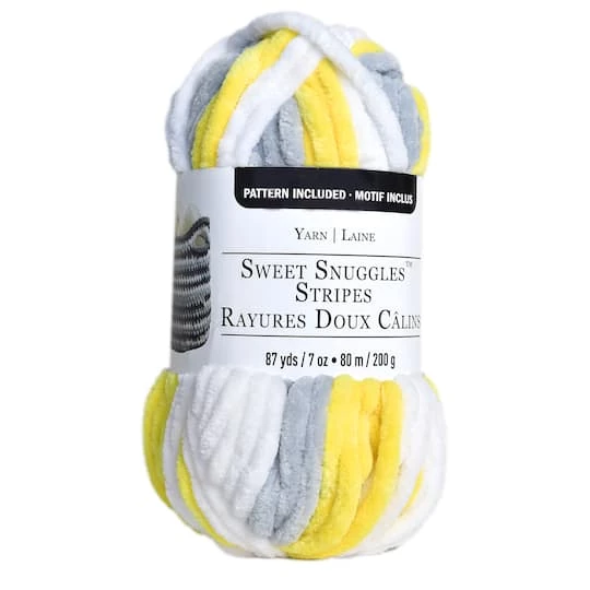 New β¨ 18 Pack: Sweet Snuggles™ Stripes Yarn by Loops & Threads® π - Image 8