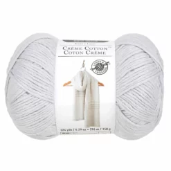 Promo π Crème Cotton™ Yarn by Loops & Threads™ π