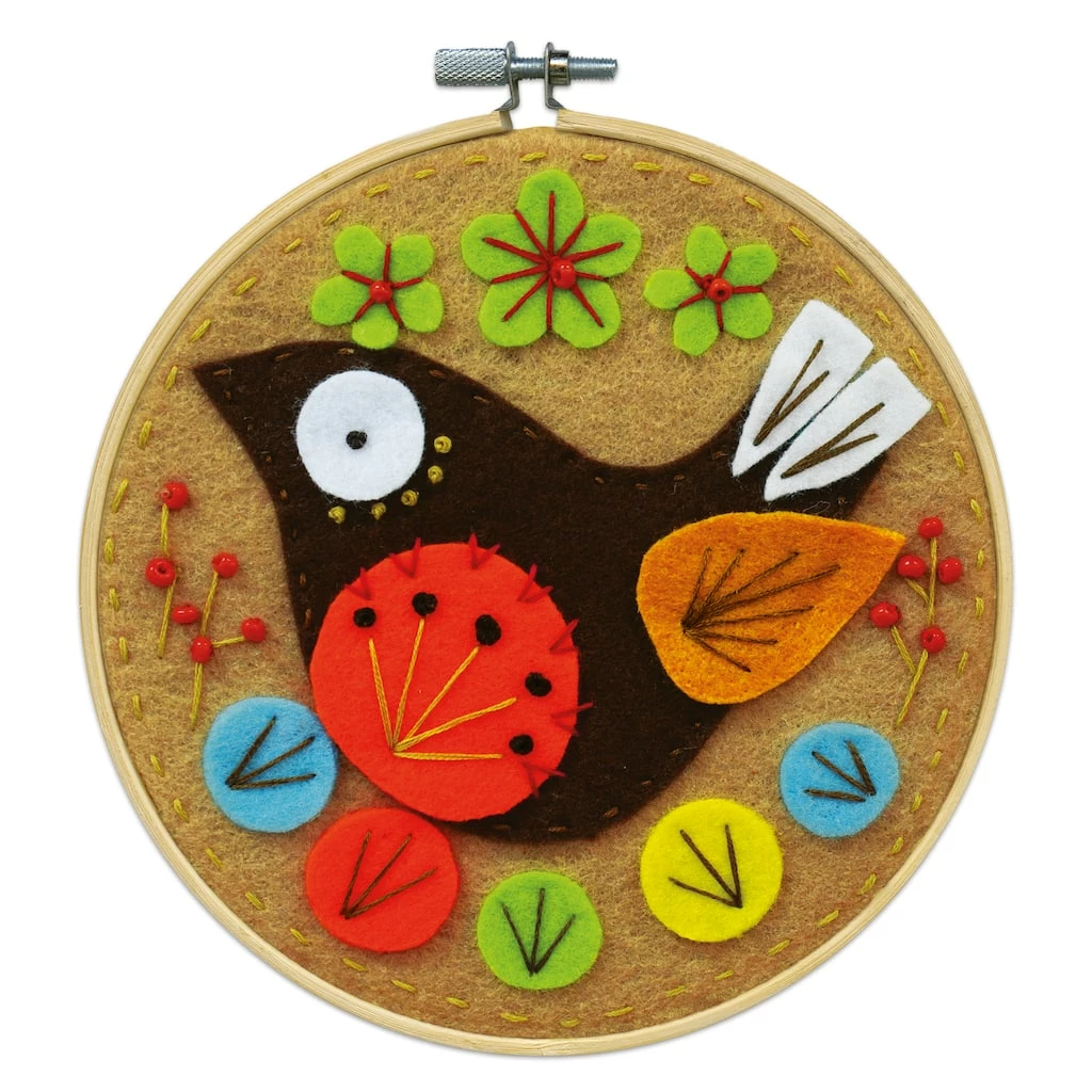 Cheap π Birds Felt Applique Kit by Loops & Threads® π