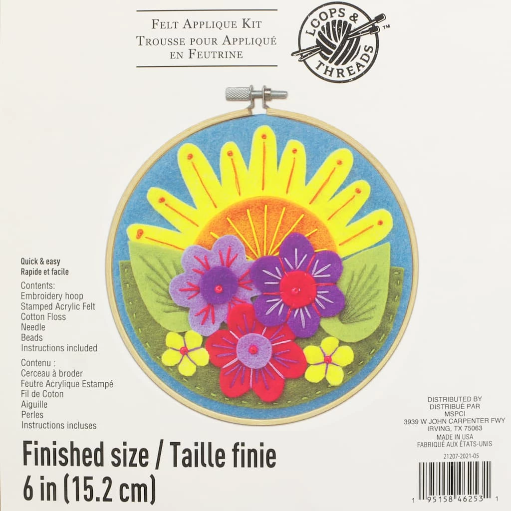 Cheapest π€© Sunrise Felt Applique Kit by Loops & Threads® π - Image 2