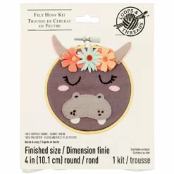 Best Sale 🛒 Hippo Felt Hoop Kit by Loops & Threads™ 🎉
