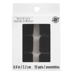 Buy 🥰 Black Hook & Loop Squares by Loops & Threads® 😀