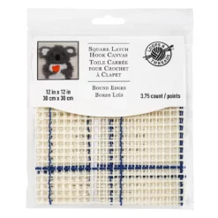 Promo ✨ Square Latch Hook Canvas by Loops & Threads® ⭐