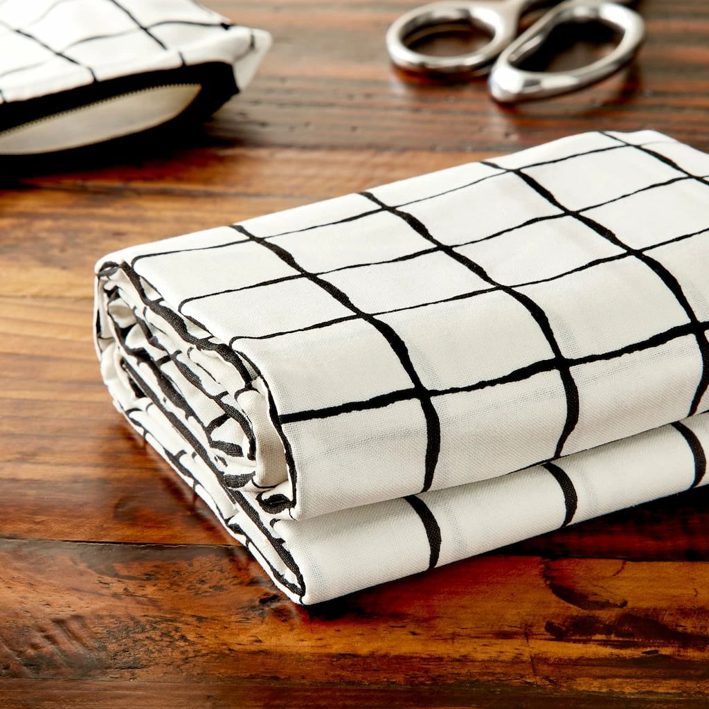 New π₯ Paint Plaid Print Cotton Fabric Bundle by Loops & Threads® π - Image 2