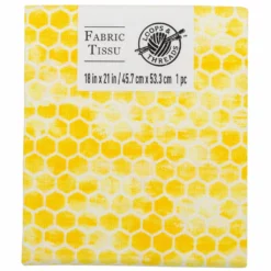 Cheap ⌛ Yellow Honeycomb Cotton Fabric Bundle by Loops & Threads™ 🧨