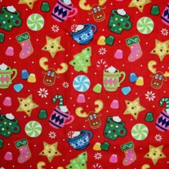 Cheapest 𧨠Hot Chocolate Cotton Fabric by Loops & Threads® π