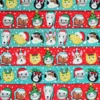 Budget 🔥 Christmas Pets Cotton Fabric by Loops & Threads® ✔️