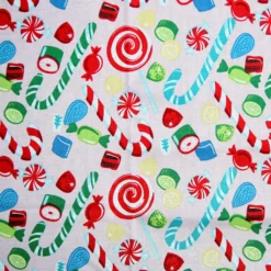 Discount π Candy Cane Cotton Fabric by Loops & Threads® π