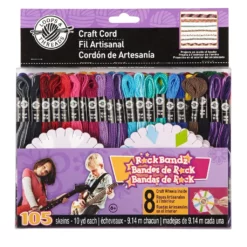 Brand new ⌛ Loops & Threads™ Craft Cord, Rock Bandz 🎉