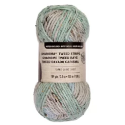 Brand new 👏 15 Pack: Charisma™ Tweed Stripe Yarn by Loops & Threads® 🌟