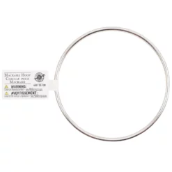Best Sale βοΈ 36 Pack: Nickel-Plated Macramé Hoop by Loops & Threads® π
