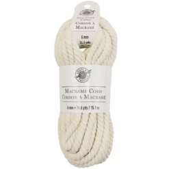 Brand new π 12 Pack: Macramé Cotton Cord by Loops & Threads®, 50ft. π