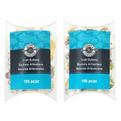 Top 10 π 12 Pack: Assorted Fancy Craft Button Value Pack by Loops & Threads™ π