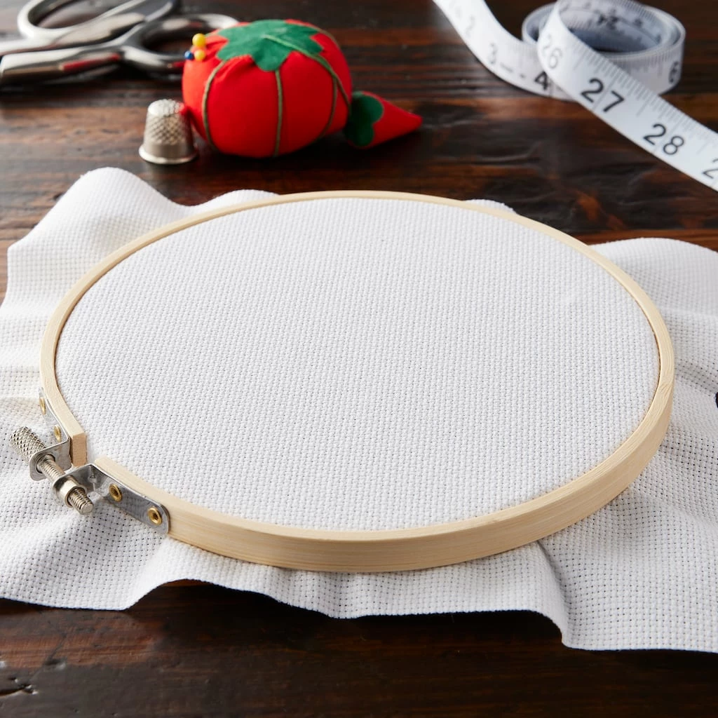 Top 10 π 12 Pack: 18 Count Aida Cloth Cross Stitch Fabric by Loops & Threads™, 15" x 18" π - Image 2