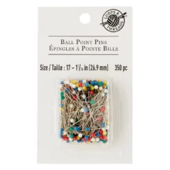 Best deal 🔔 12 Packs: 350 ct. (4,200 total) Multicolor Ball Point Pins by Loops & Threads™ ❤️