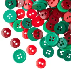 Best deal ✔️ 12 Packs: 120 ct. (1,440 total) Colors We Love 🔔 Christmas Buttons by Loops & Threads® 😀