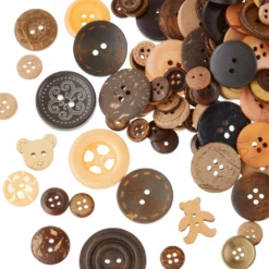 Best Sale π₯ 12 Pack: Wooden & Coconut Buttons Set by Loops & Threads® π