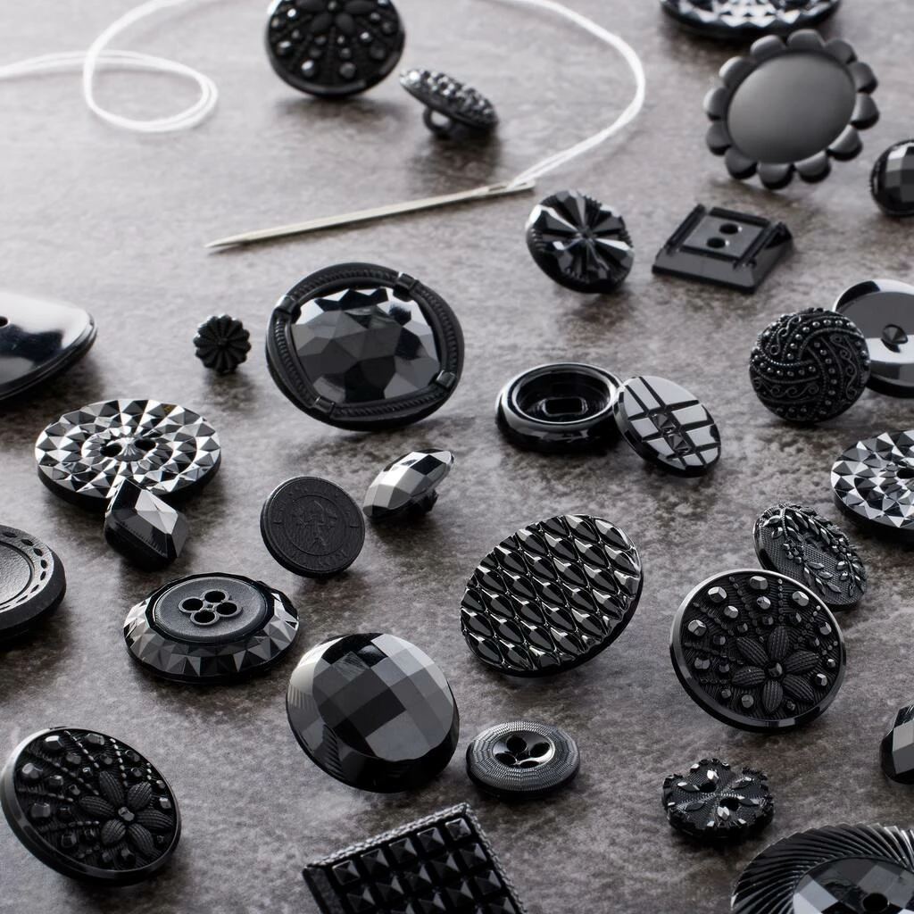 New π 12 Pack: Black Buttons Value Pack by Loops & Threads® π - Image 2